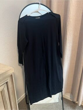 Style & Co. Black Long Sleeve Tunic Dress
